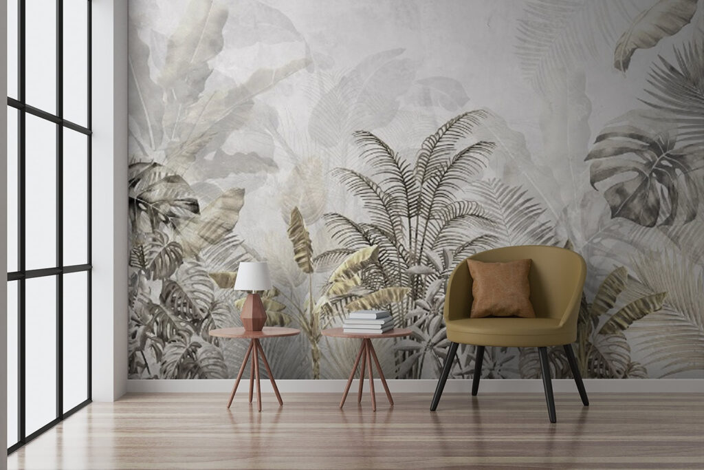 Bleke jungle in laagjes — interieur 3