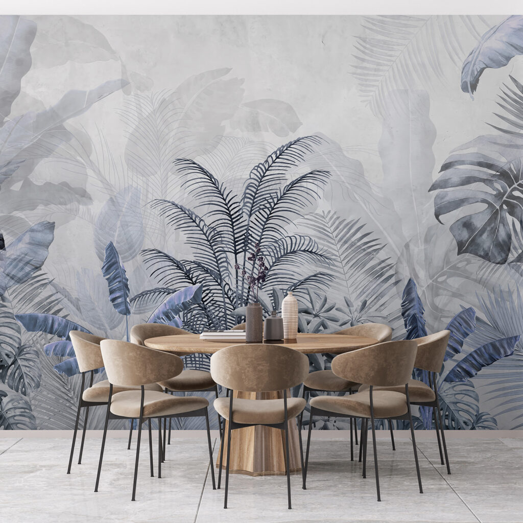 Tropenblad in getekende diepte — interieur 1
