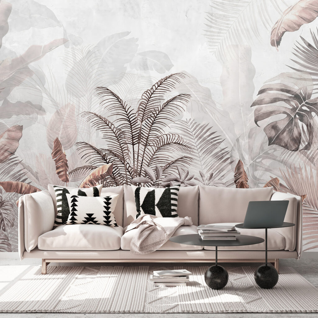 Tropenblad in getekende diepte — interieur 1