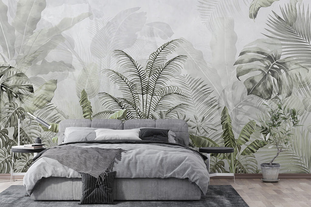 Tropenblad in getekende diepte — interieur 2