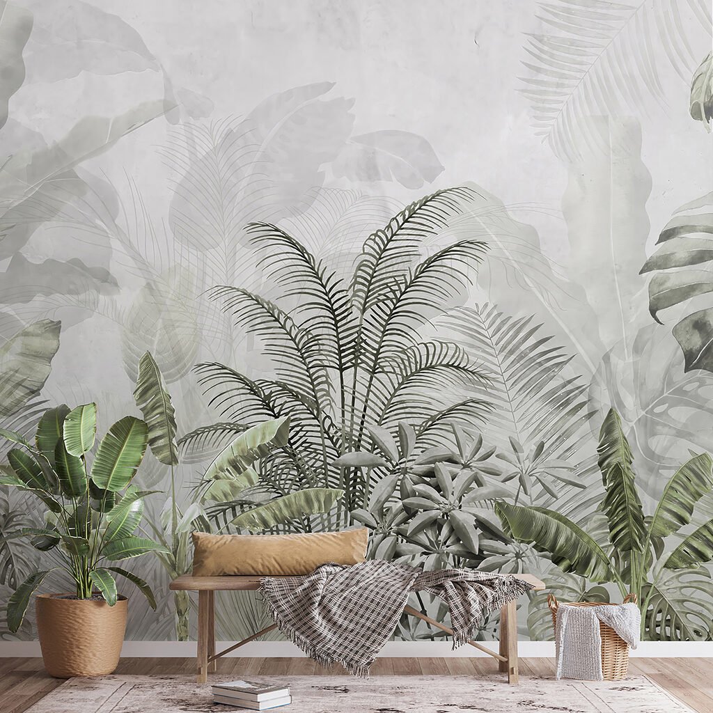 Tropenblad in getekende diepte — interieur 3