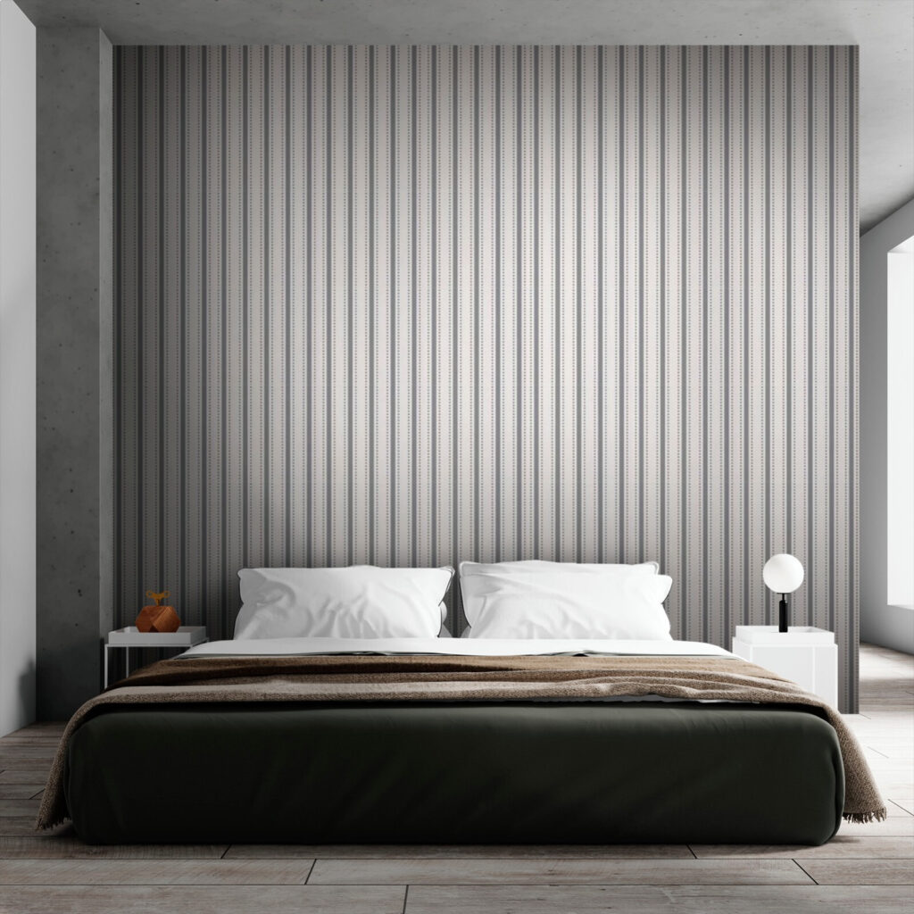 Witte ribbels in rijen — interieur 2