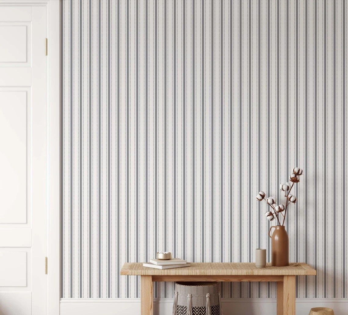 Witte ribbels in rijen — interieur 1