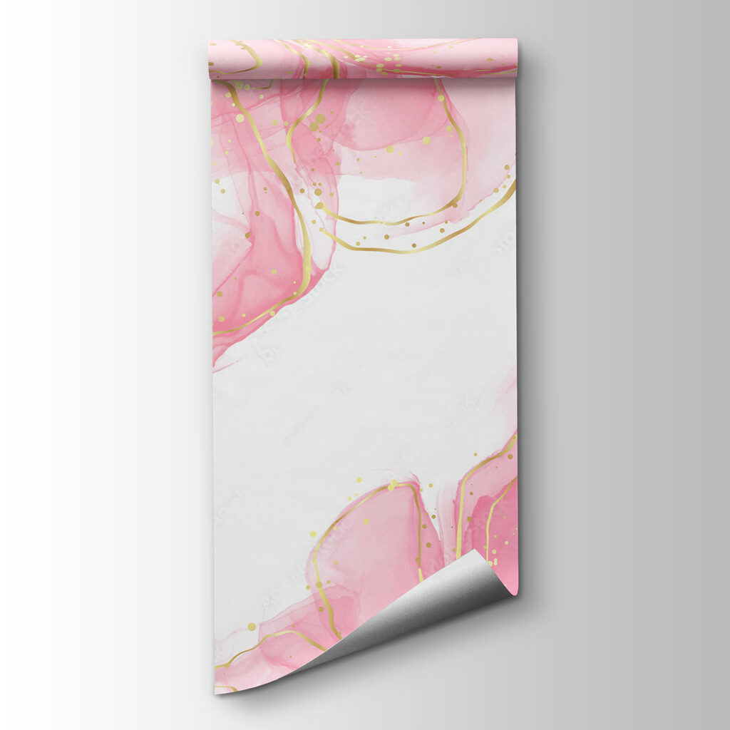 Roze kleurwolken langs wit — productweergave
