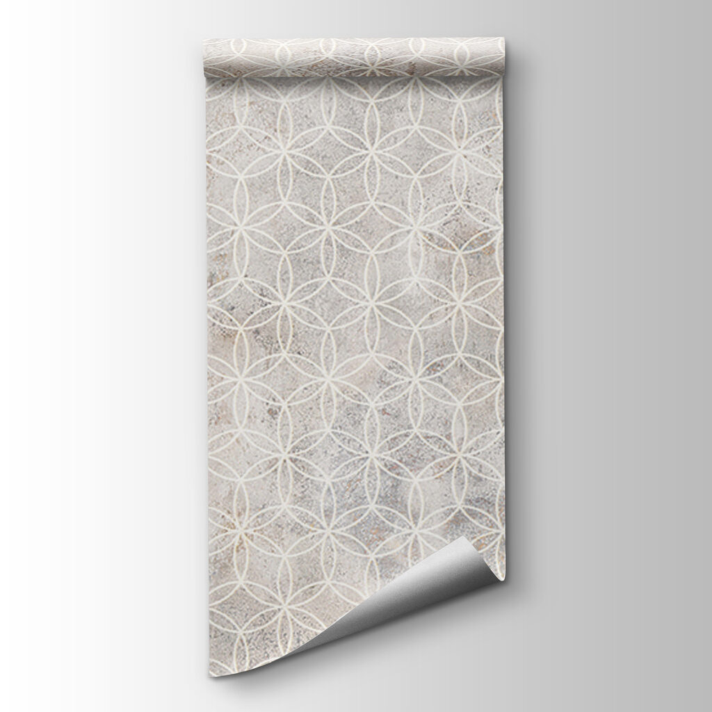 Bleke geometrie op wit — productweergave