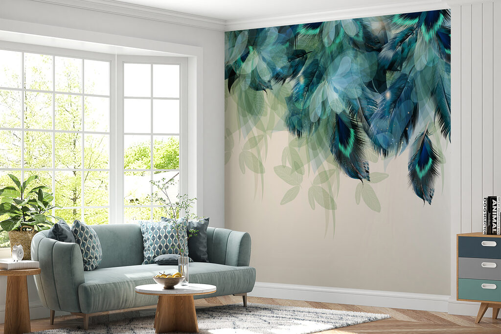 Een rand van pauwenveren — interieur 4