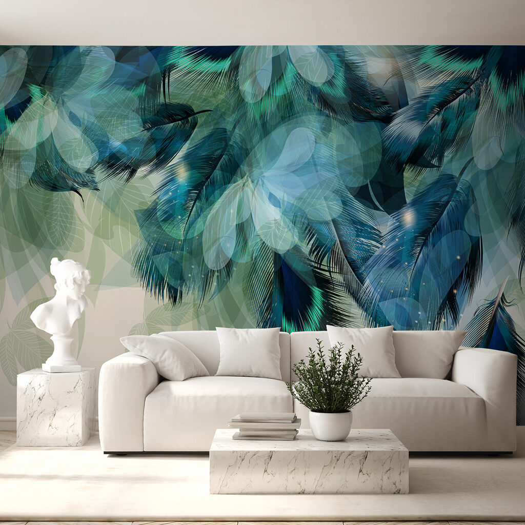Een rand van pauwenveren — interieur 5
