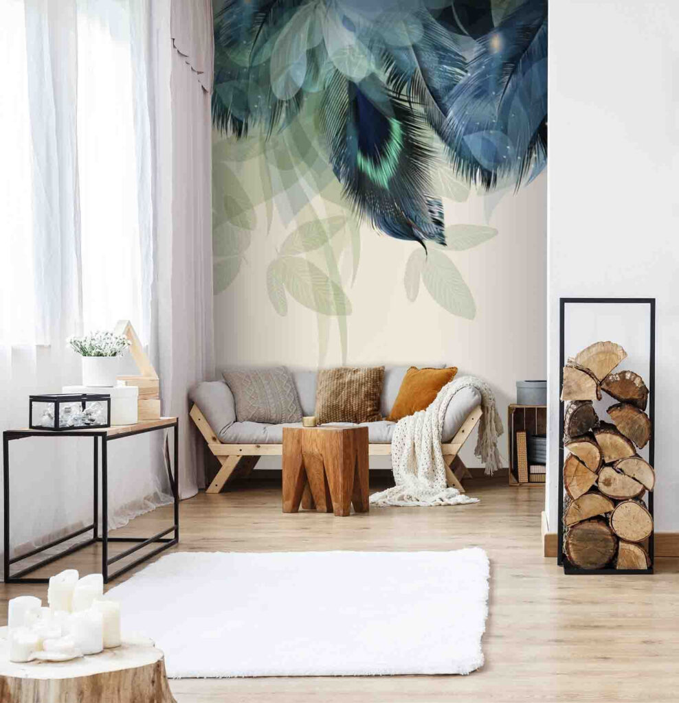Een rand van pauwenveren — interieur 2