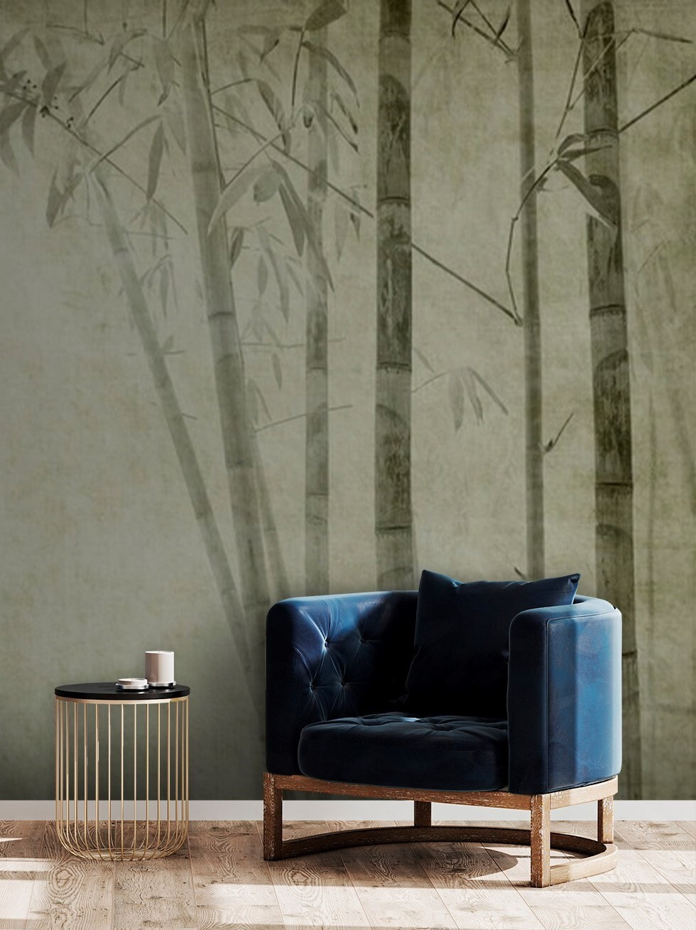 Bamboe in verweerde zandtinten — interieur 5