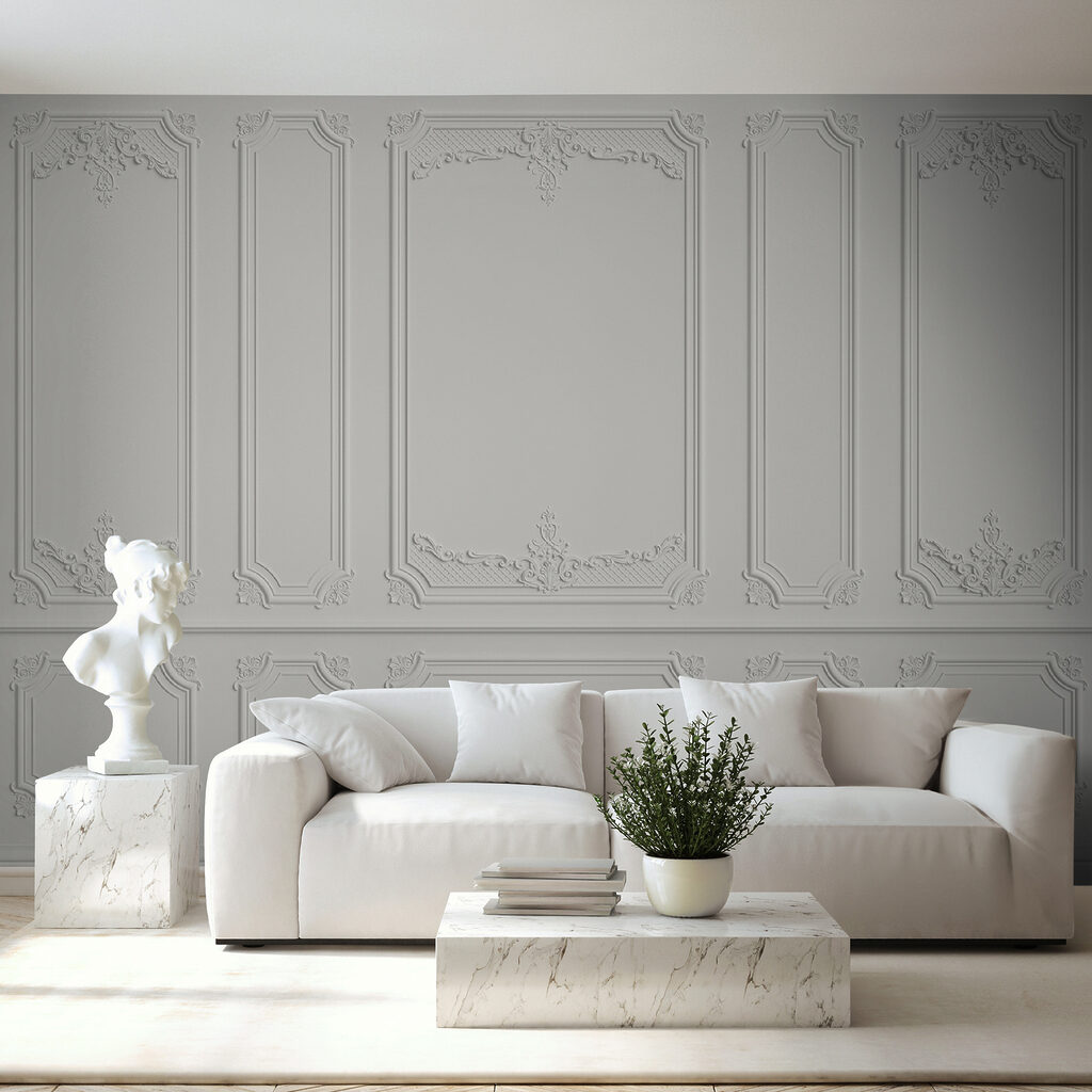Sierpanelen boven kleine vakken — interieur 5
