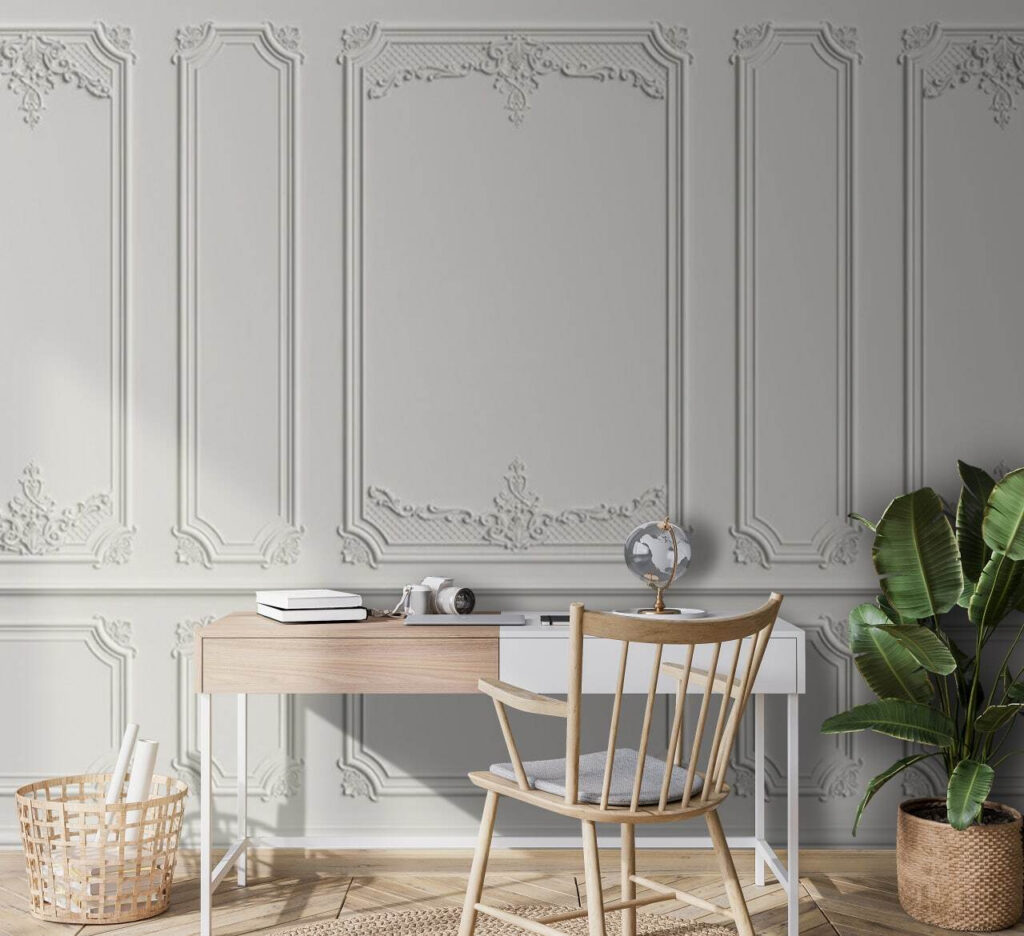 Sierpanelen boven kleine vakken — interieur 3
