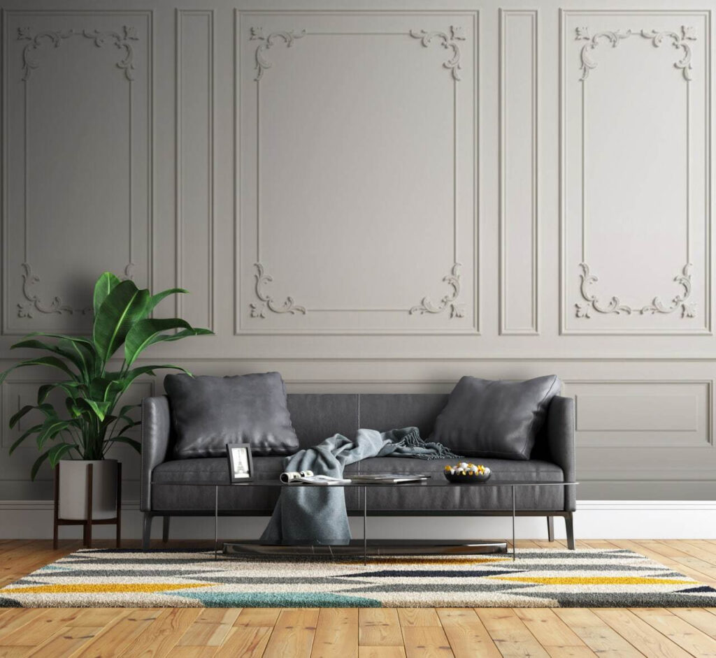 Sierpanelen met brede onderrand — interieur 1
