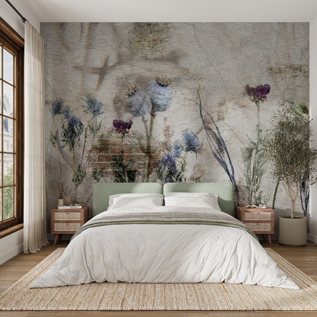Verfijnde bloemen gaan op in zachte tinten — interieur 5