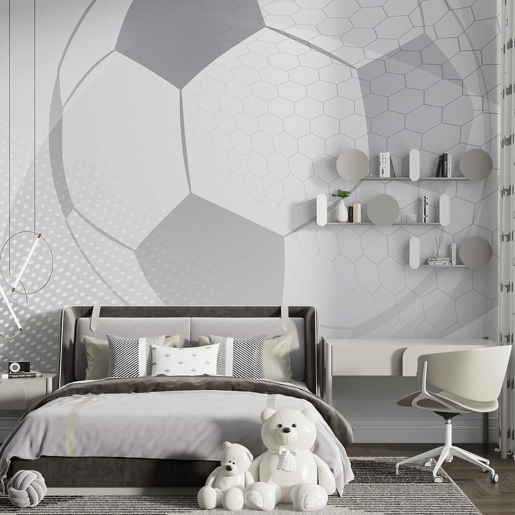 Bal in witte lijnen — interieur 4