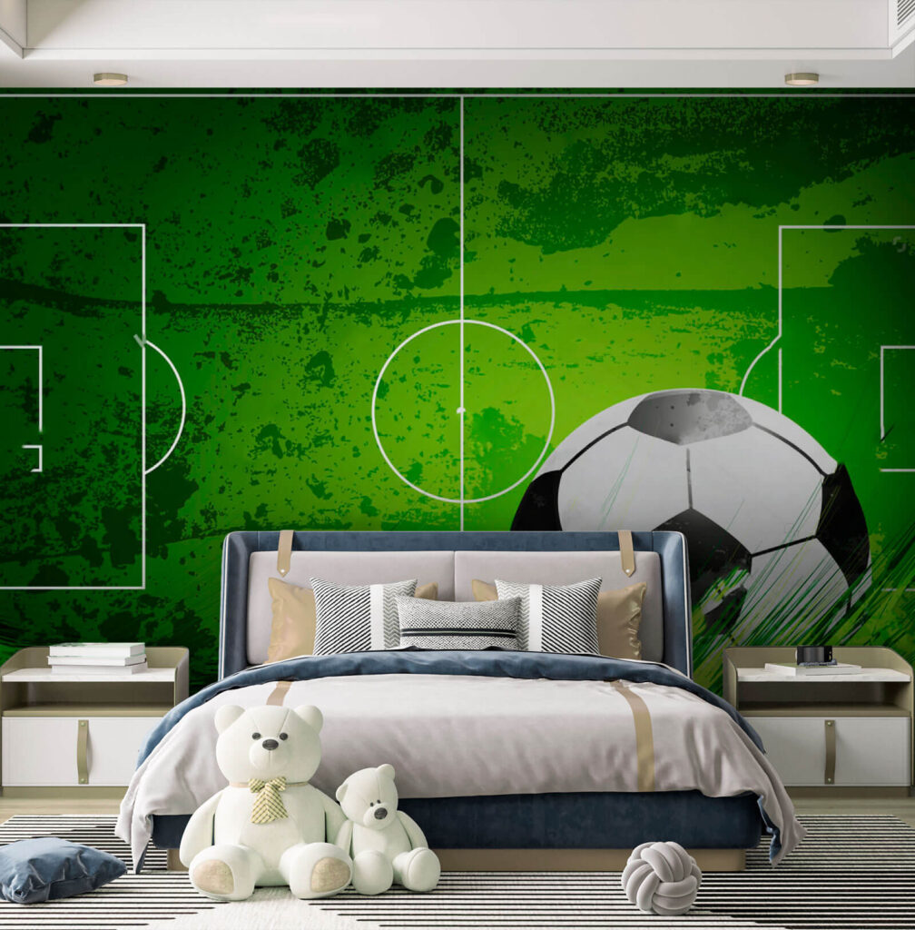 Voetbal voor een veldtekening — interieur 1