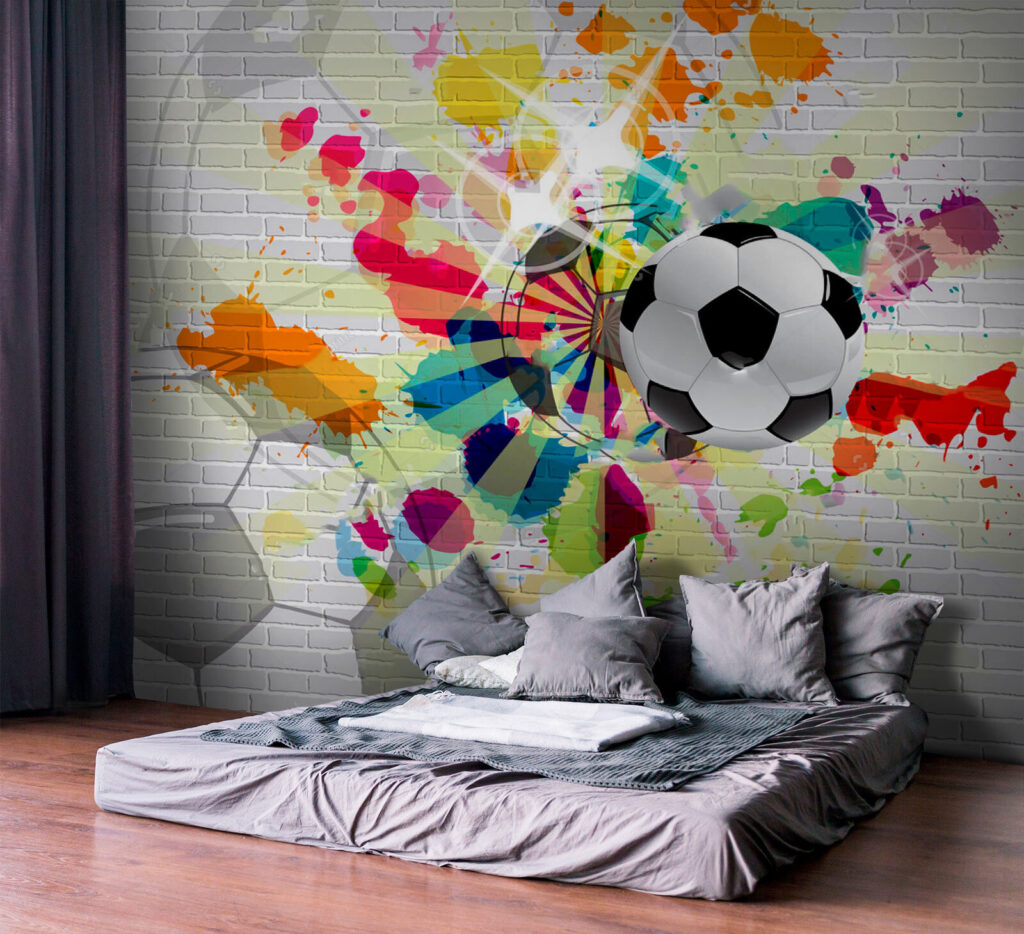 Voetbal voor bonte draaischijf — interieur 2
