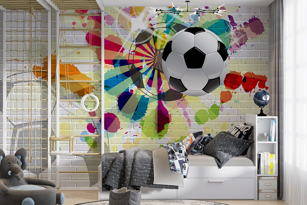 Voetbal voor bonte draaischijf — interieur 4