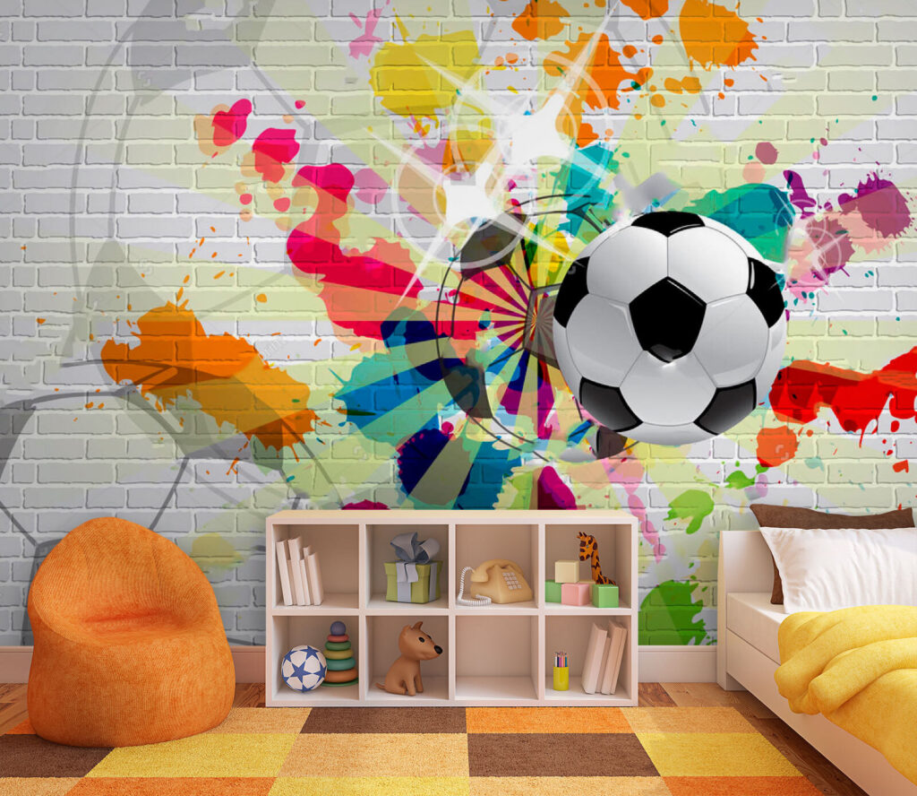 Voetbal voor bonte draaischijf — interieur 1