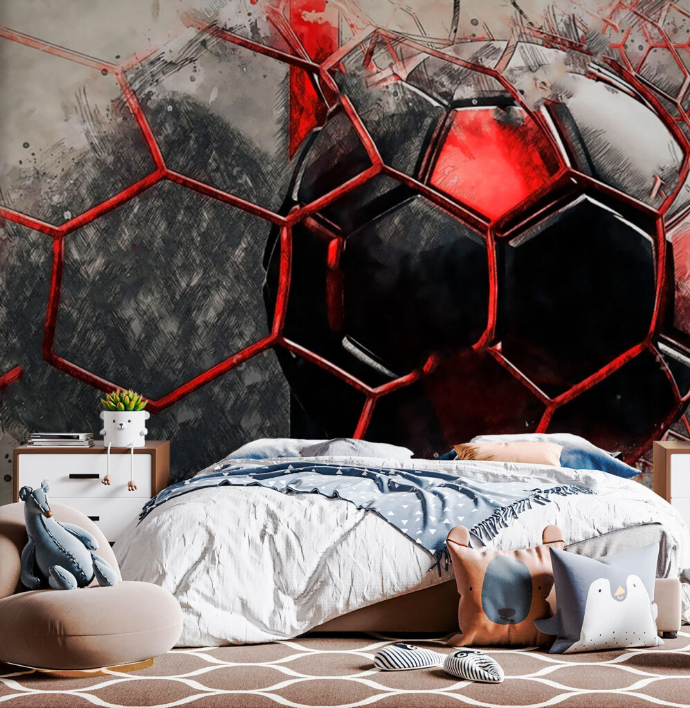 Rode bal door breuklijnen — interieur 2