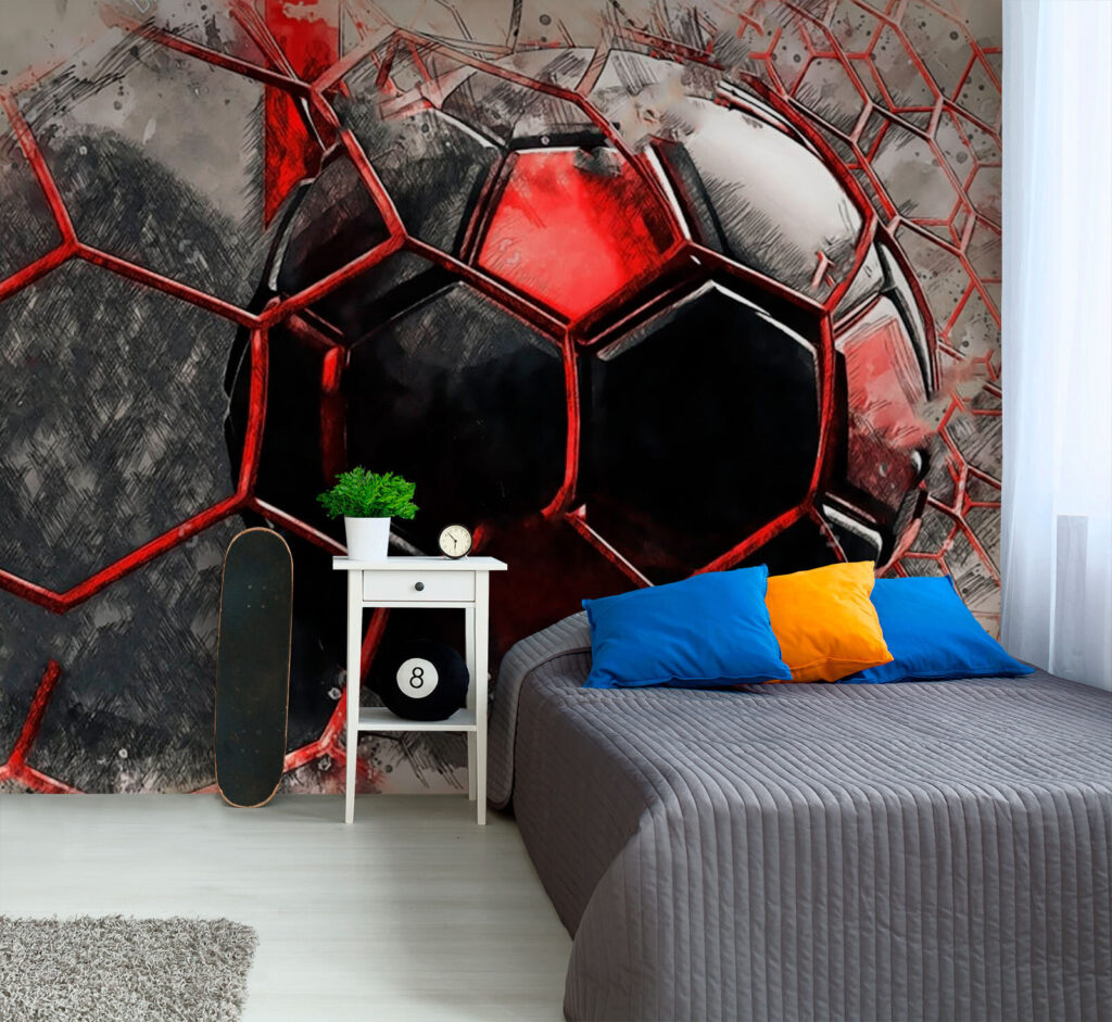 Rode bal door breuklijnen — interieur 3