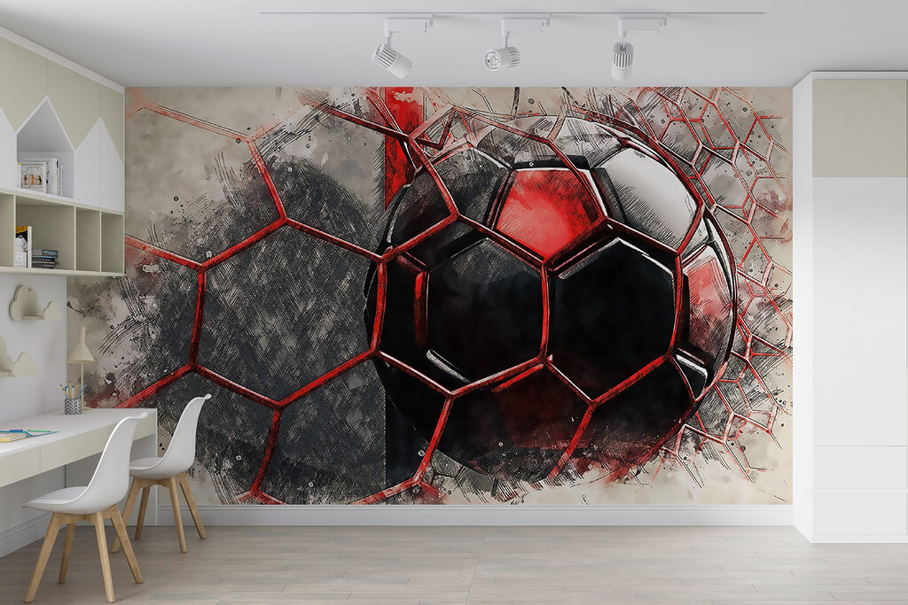 Rode bal door breuklijnen — interieur 4