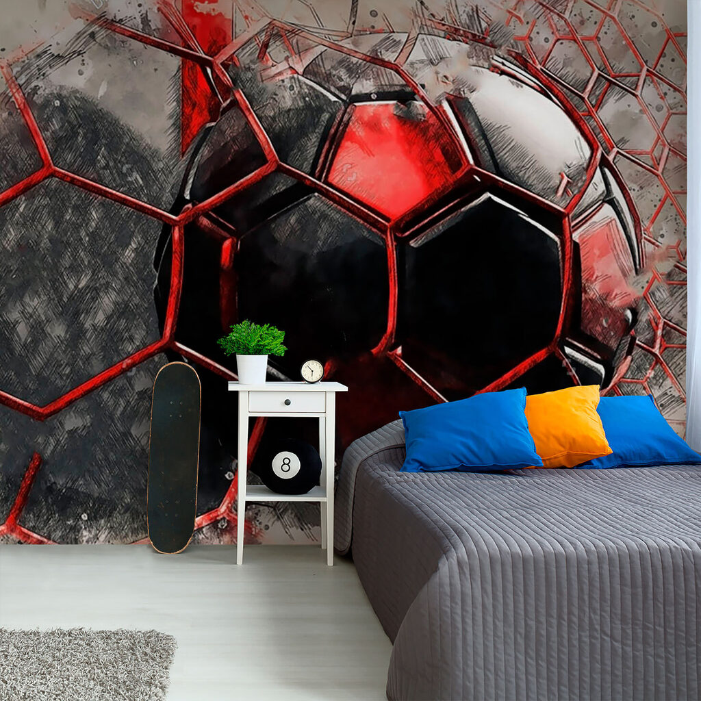 Rode bal door breuklijnen — interieur 5