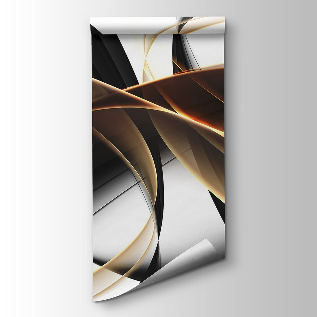 Zwart-witte swirls — productweergave