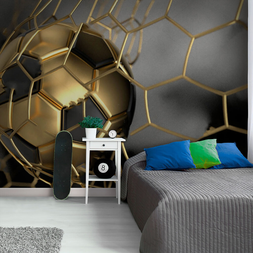 Gouden bal in beweging — interieur 5