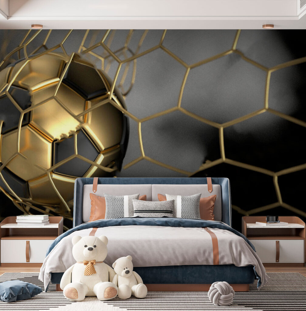 Gouden bal in beweging — interieur 2