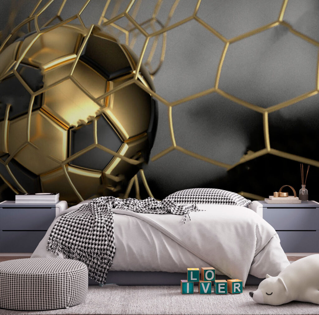 Gouden bal in beweging — interieur 3