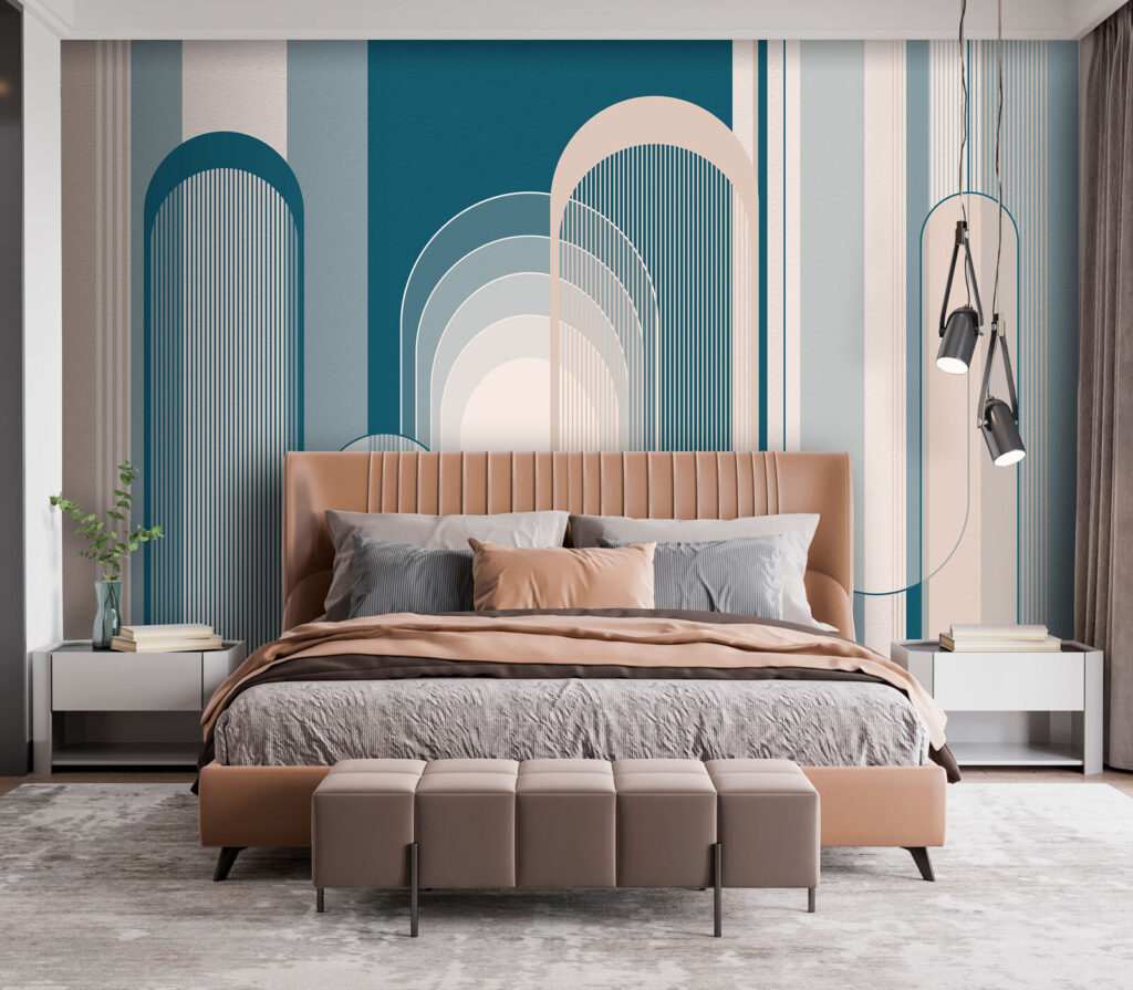 Pastelbogen in lange banen — interieur 2