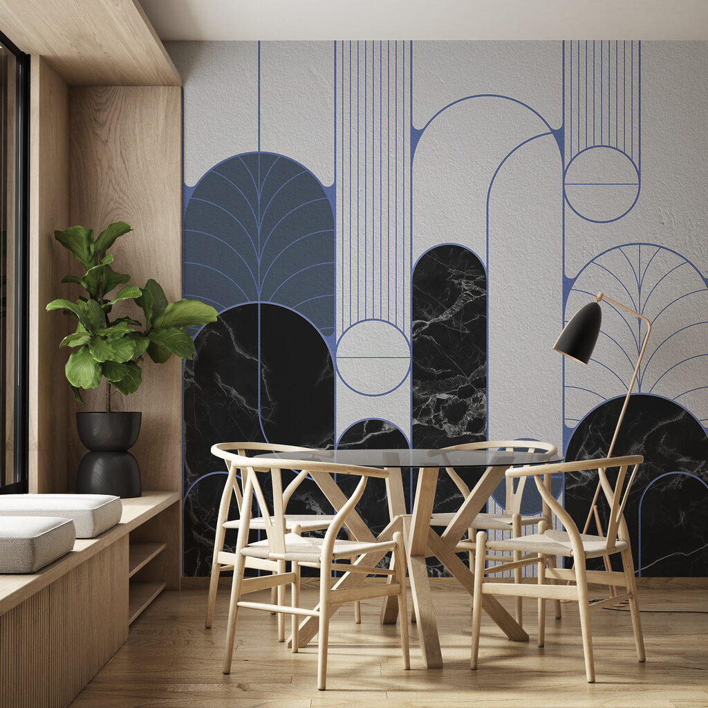 Bogen, cirkels en bladlijnen — interieur 2