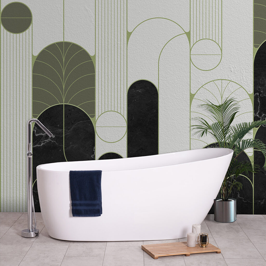 Bogen, cirkels en bladlijnen — interieur 1