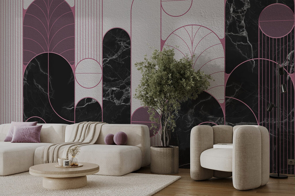 Bogen, cirkels en bladlijnen — interieur 1