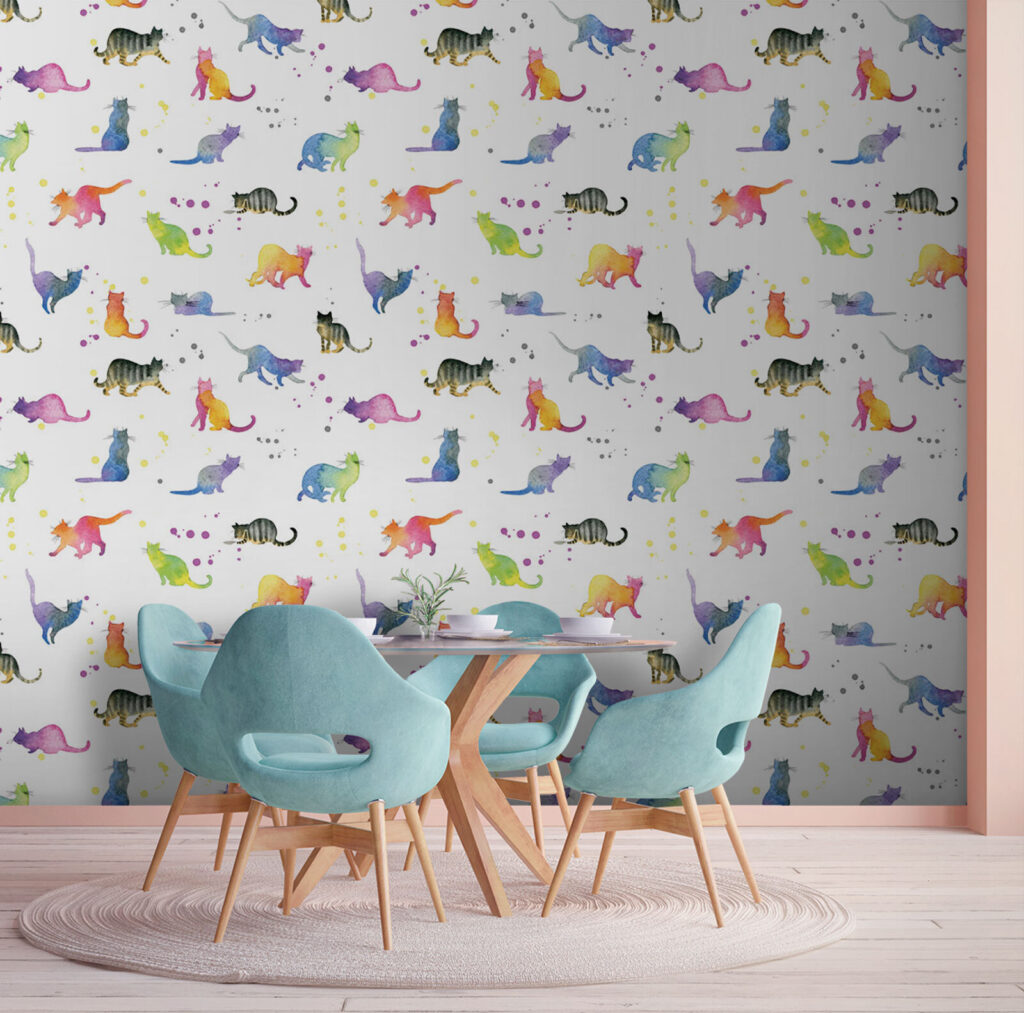 Kleine dinosaurussen in aquarel — interieur 4