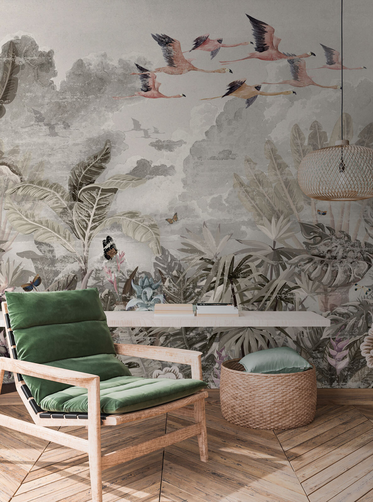 Een luchttocht boven bloemen — interieur 4