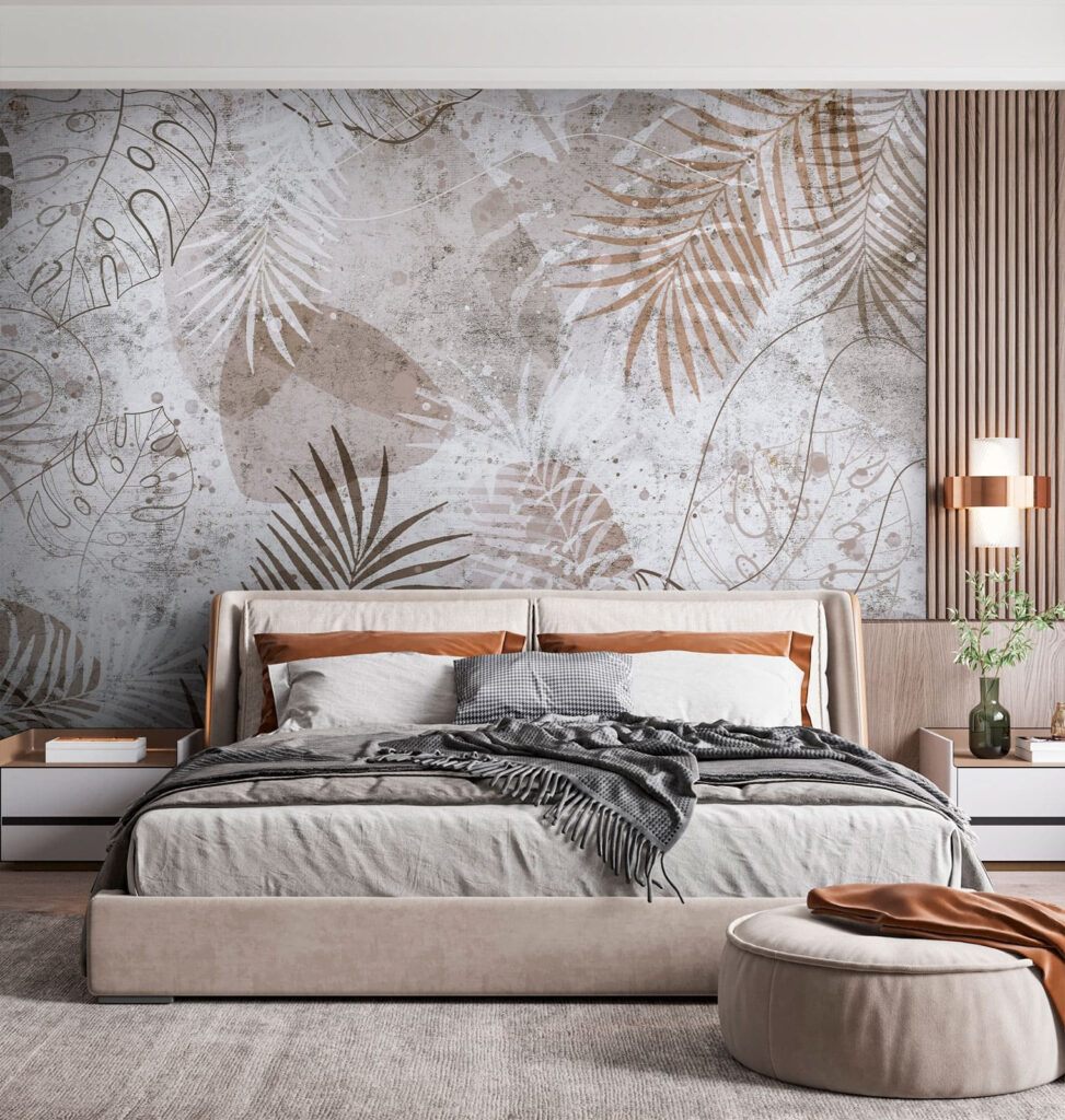 Elegante botanische patronen in neutrale tinten — interieur 1