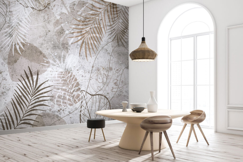 Elegante botanische patronen in neutrale tinten — interieur 4