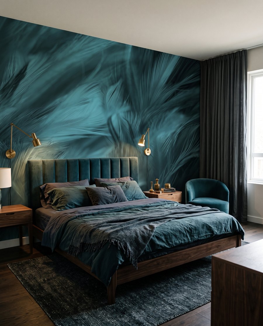 Turkooizen veren als stroming in een interieur