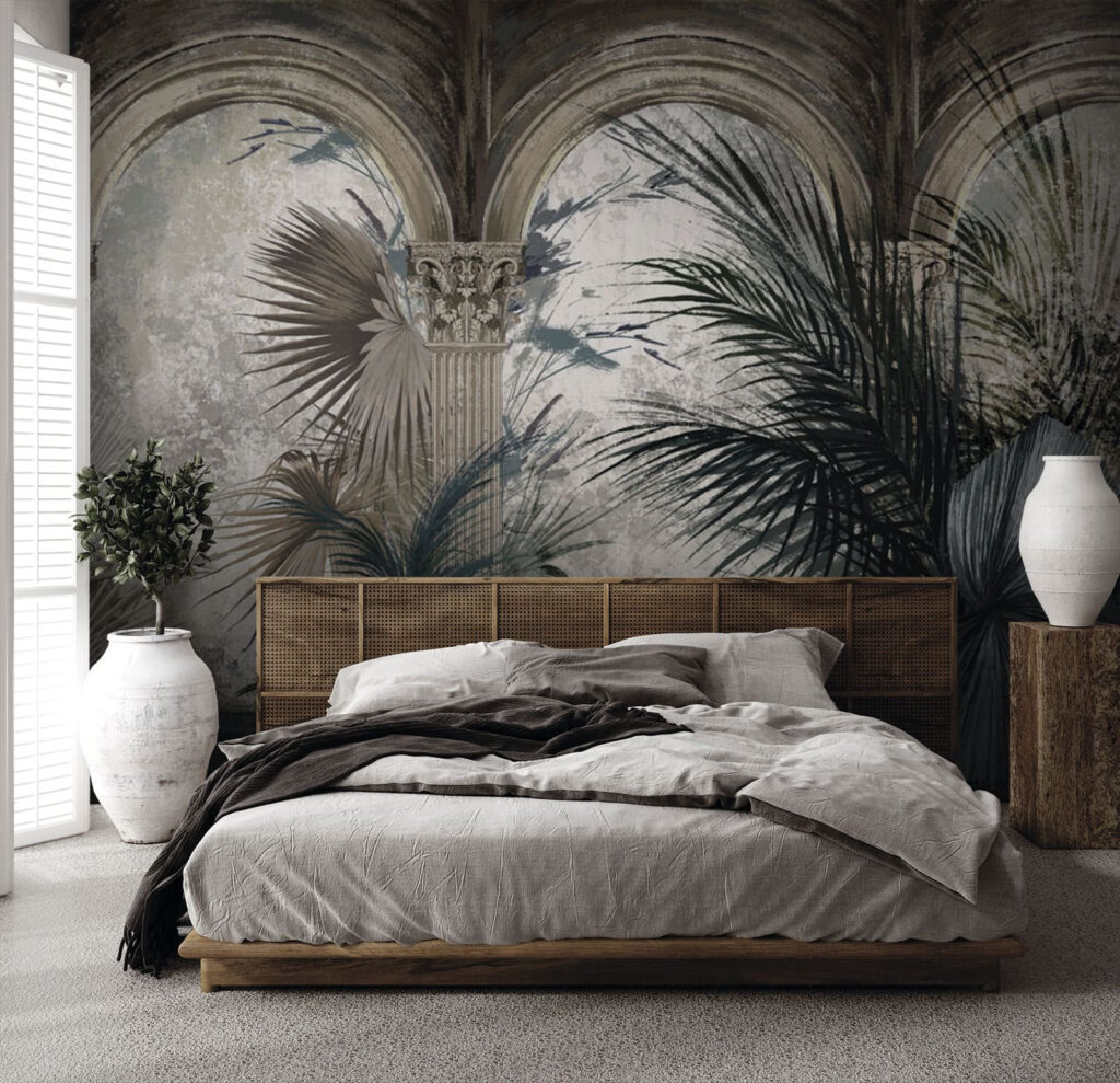 Palmen voor oude arcaden — interieur 2