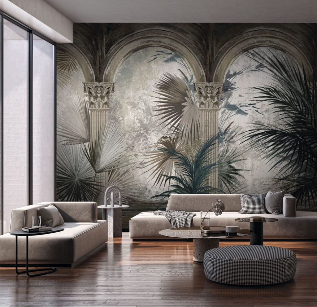 Palmen voor oude arcaden — interieur 3
