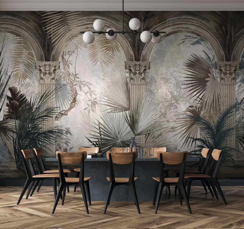 Palmen voor oude arcaden — interieur 4