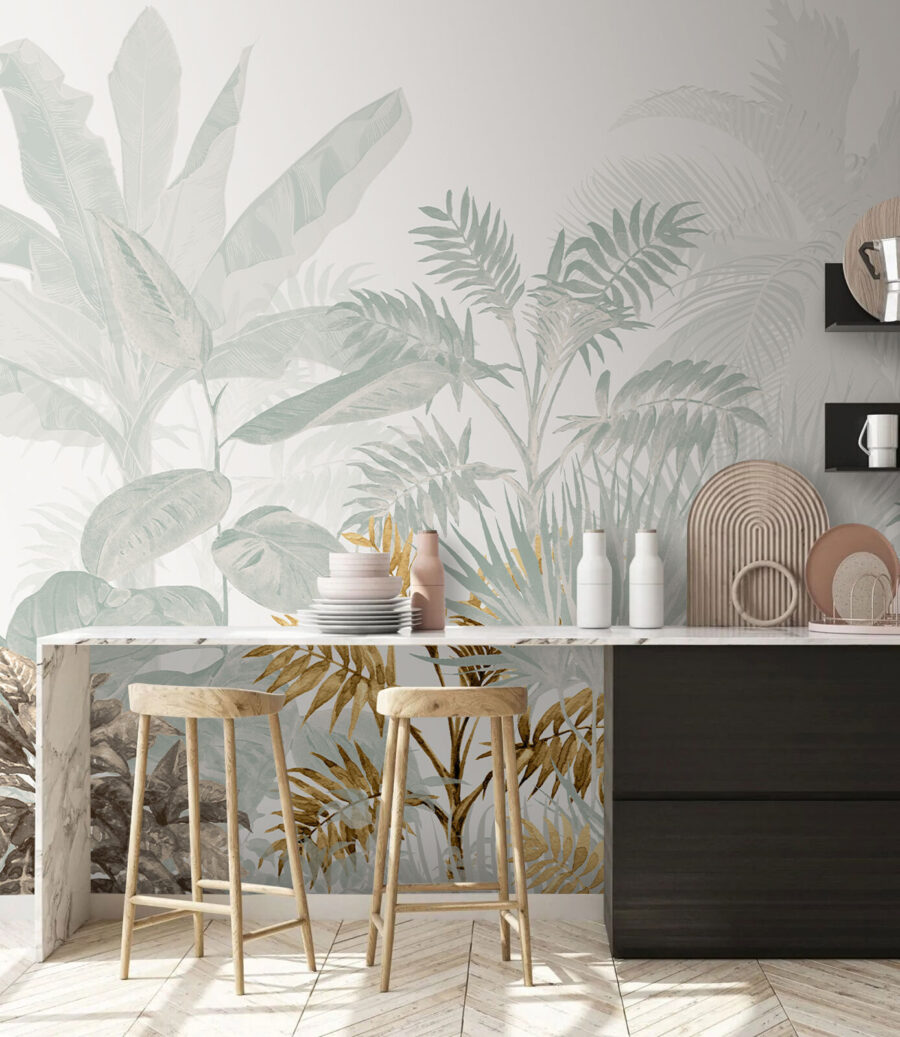 Varens boven bleke palmen — interieur 4