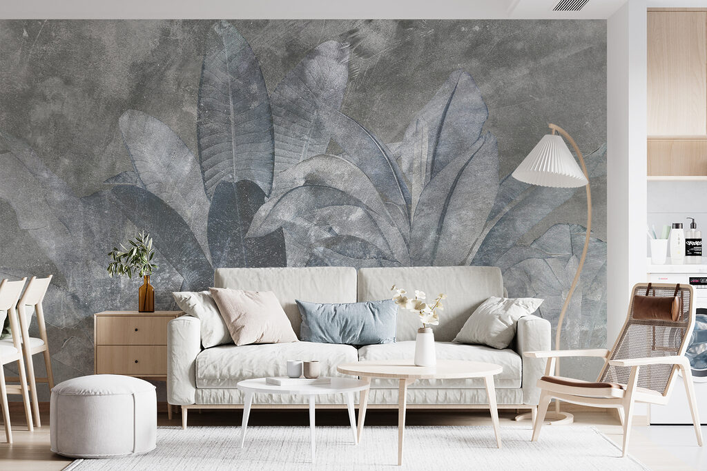 Elegant gebladerte in zachte tinten — interieur 2