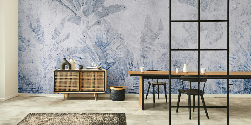 Palmblad in oude afdrukken — interieur 1