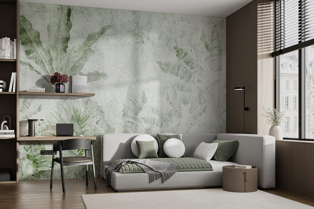 Palmblad in oude afdrukken — interieur 2
