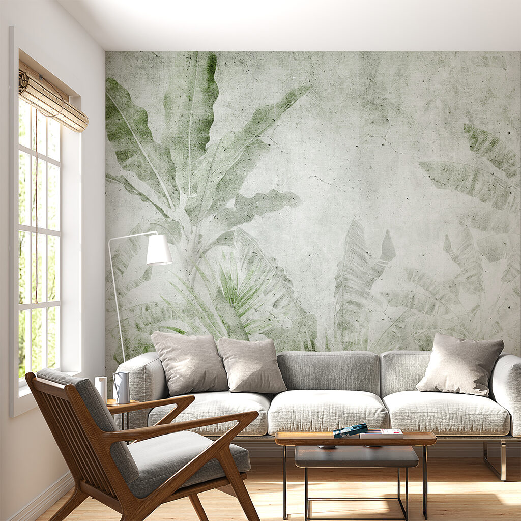 Palmblad in oude afdrukken — interieur 3