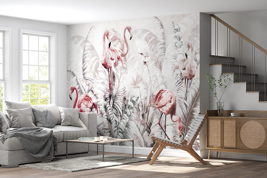 Flamingo’s tussen fijne grijstakken — interieur 7