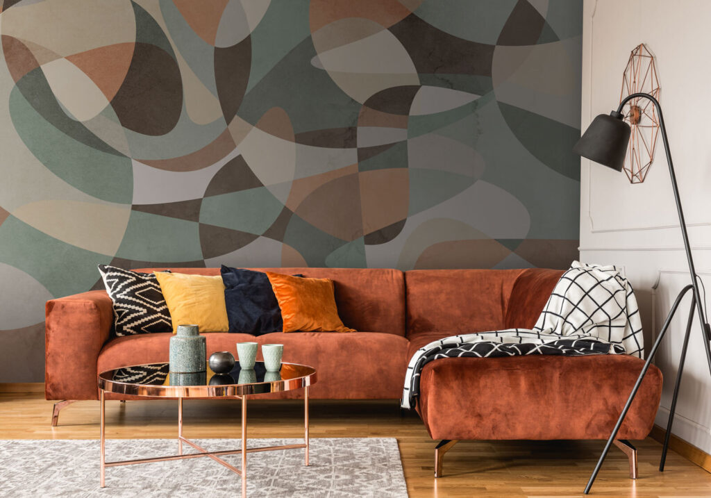 Kleurrijk patroon op een oppervlak — interieur 3
