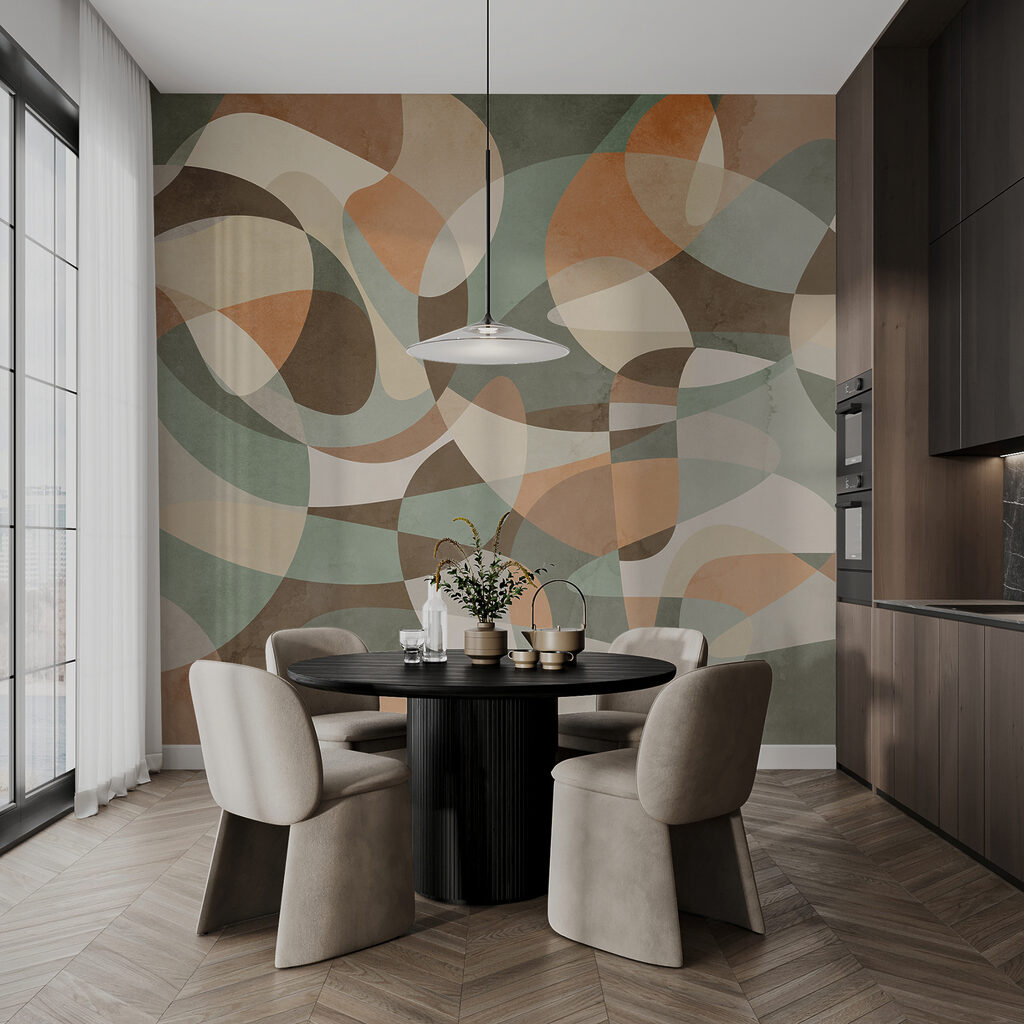 Kleurrijk patroon op een oppervlak — interieur 7